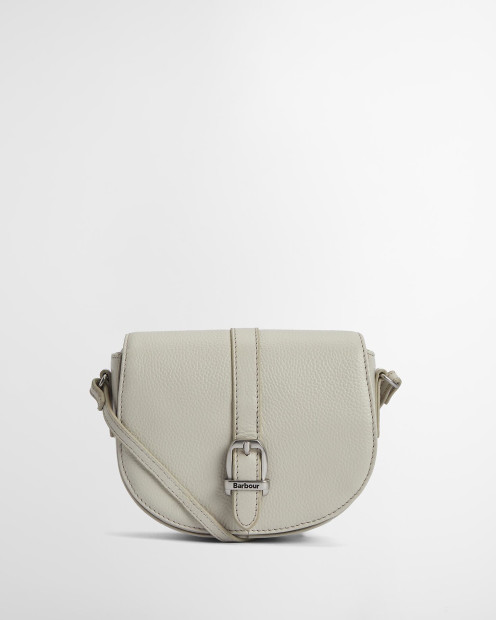 Laire Leather Saddle Bag Light Sand