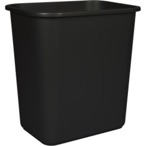 7 Gallon Waste Basket, Black