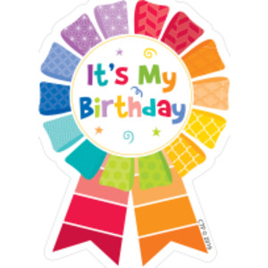 Painted Palette Happy Birthday Badge, Pack of 36