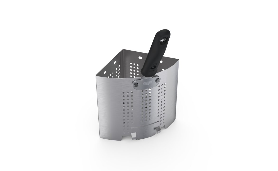 3-quart Wear-Ever® stainless steel pasta and vegetable inset with plated handle