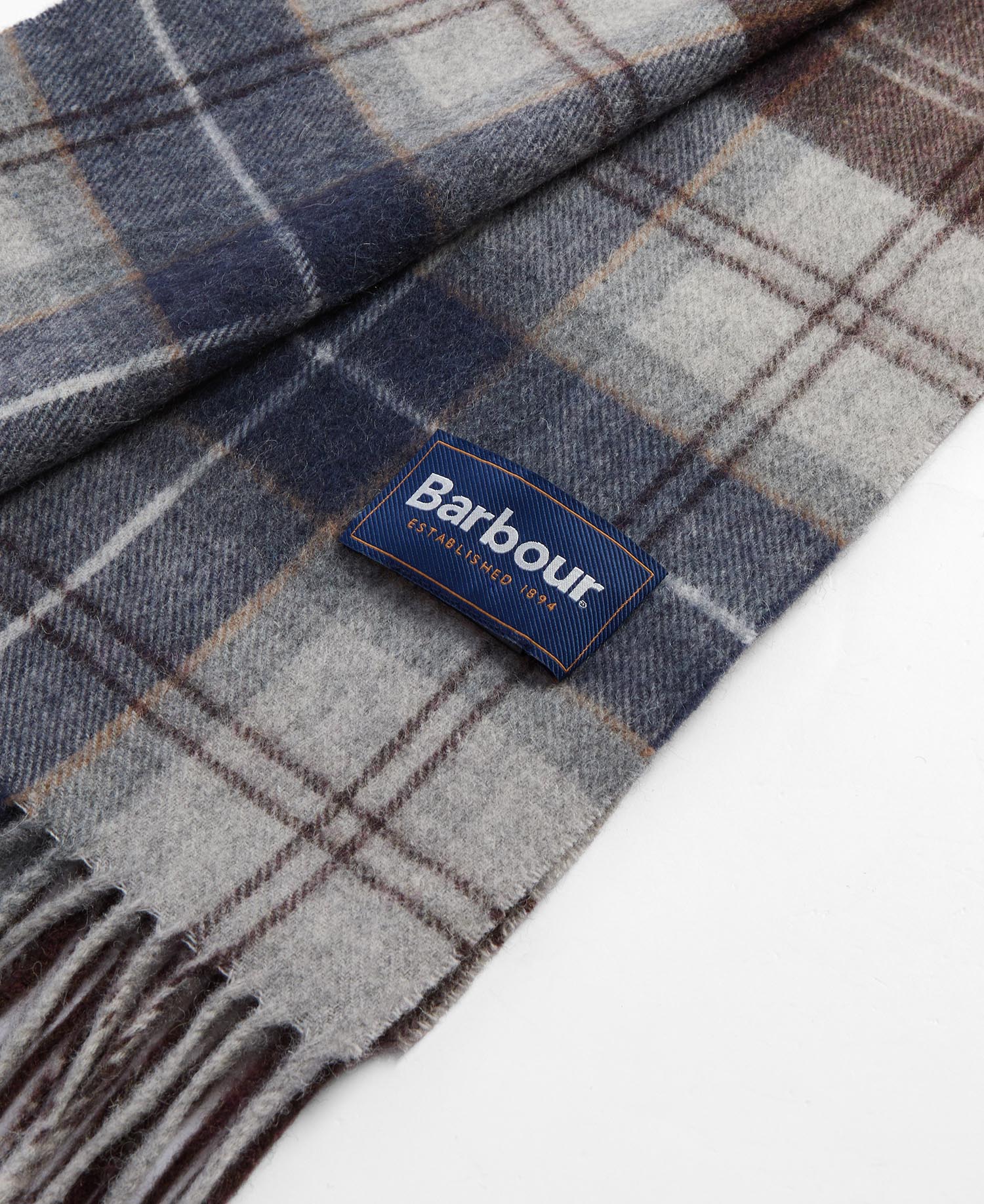 Brack Patchwork Tartan Wool Scarf image number 2