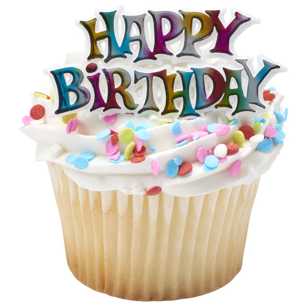 Happy Birthday Cupcake Layon