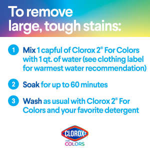 Clorox,  Clorox 2 Laundry Stain Remover and Color Booster,  33 fl oz Bottle