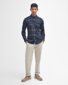 Kyeloch Tailored Long-Sleeved Shirt Olive Night
