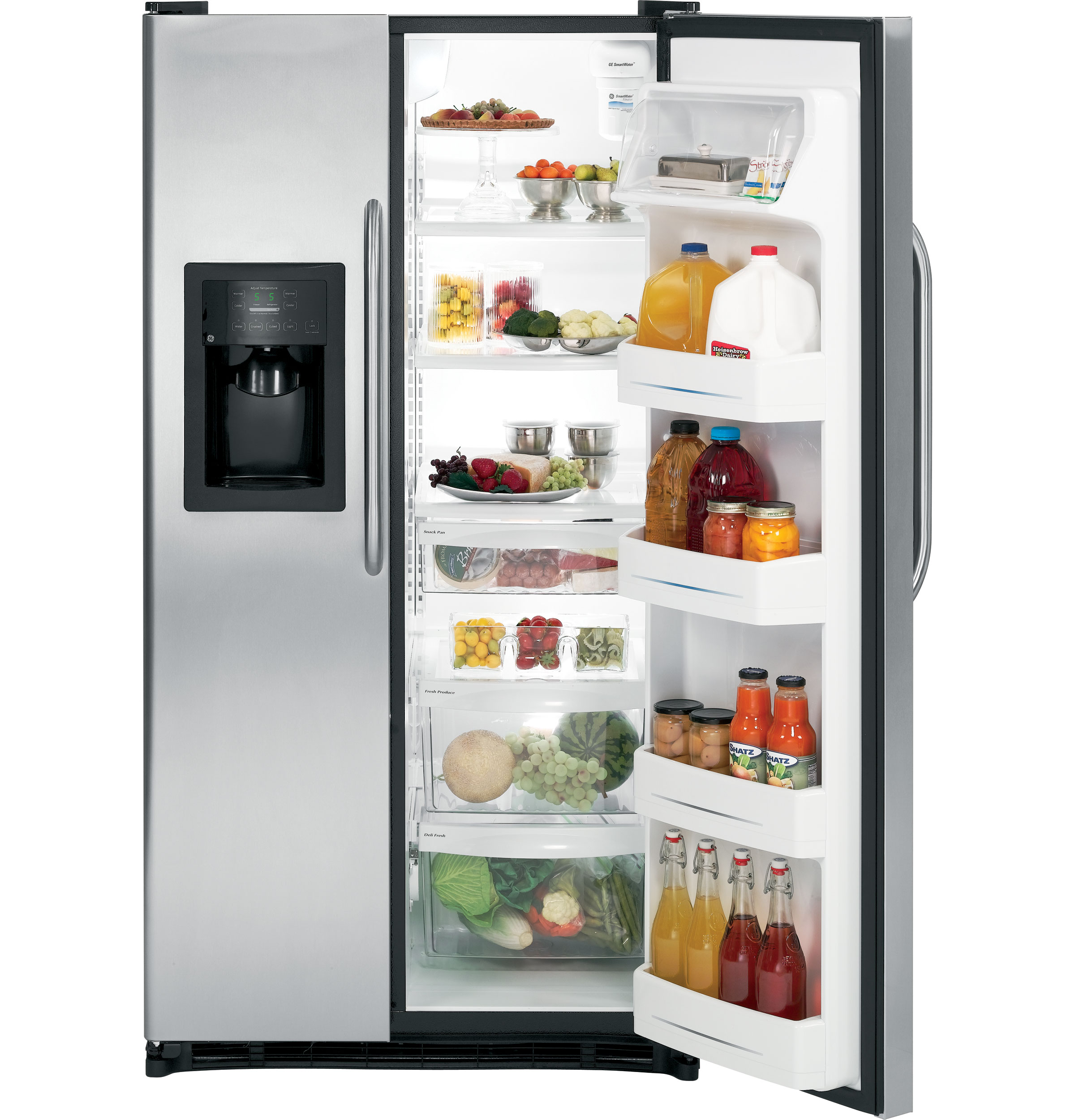 GE® ENERGY STAR® 25.3 Cu. Ft. Side-By-Side Refrigerator with Dispenser