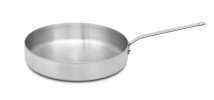 7 ½-quart Wear-Ever® aluminum sauté pan with natural finish and plated handle