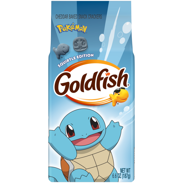 Pokémon Squirtle Cheddar Cheese Baked Snack Crackers