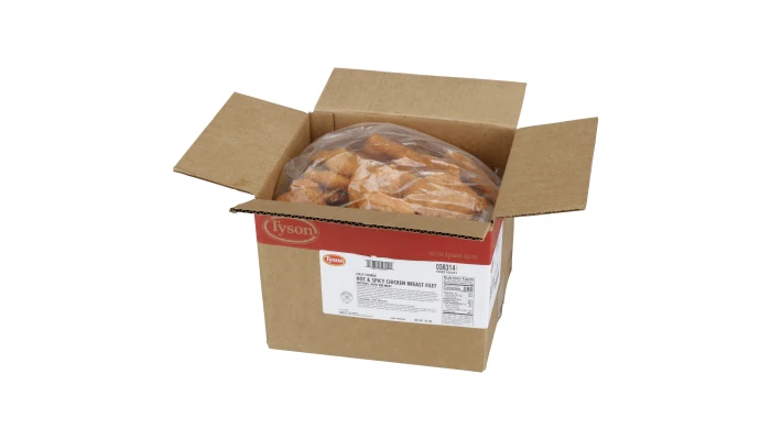 Tyson® To Go Fully Cooked Hot & Spicy Chicken Breast Filet Fritters, 4 oz._image_4