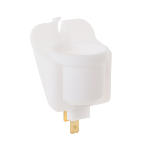 Refrigerator light socket