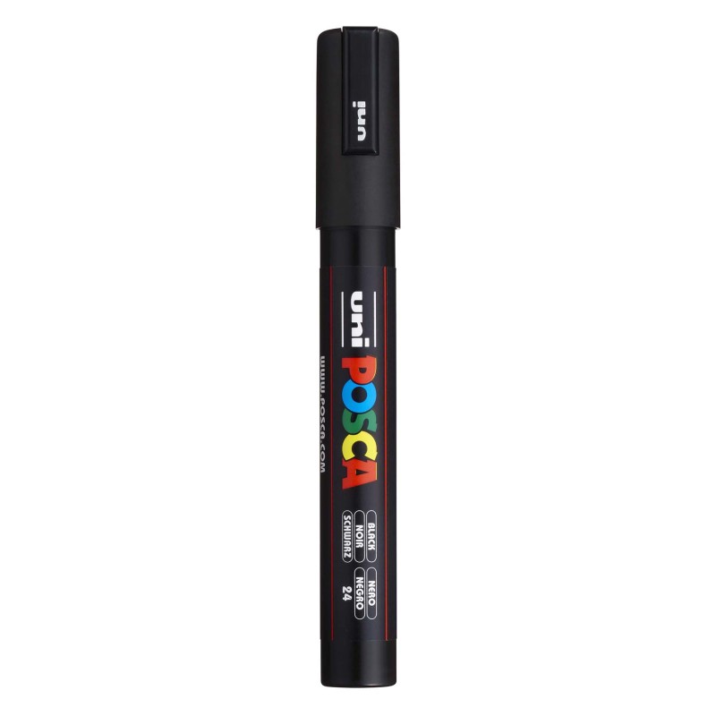 PC-5M Paint Markers, Medium Bullet Tip (1.8-2.5 mm), Black