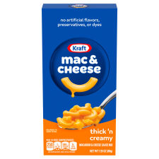 Kraft Thick 'n Creamy Mac & Cheese Macaroni and Cheese Dinner, 7.25 oz Box