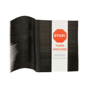 Dixie®, Ultra SmartStock Series-T Polypropylene Fork Refill, Black