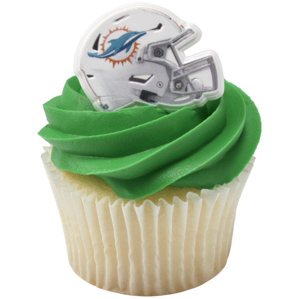 NFL Team Helmet Cupcake Rings