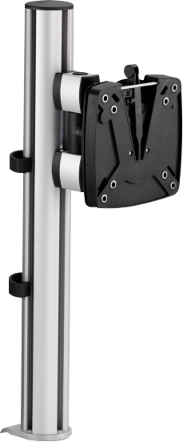 Novus TSS Single monitor arm enhances comfort by elevating a monitor to your ideal viewing height.
