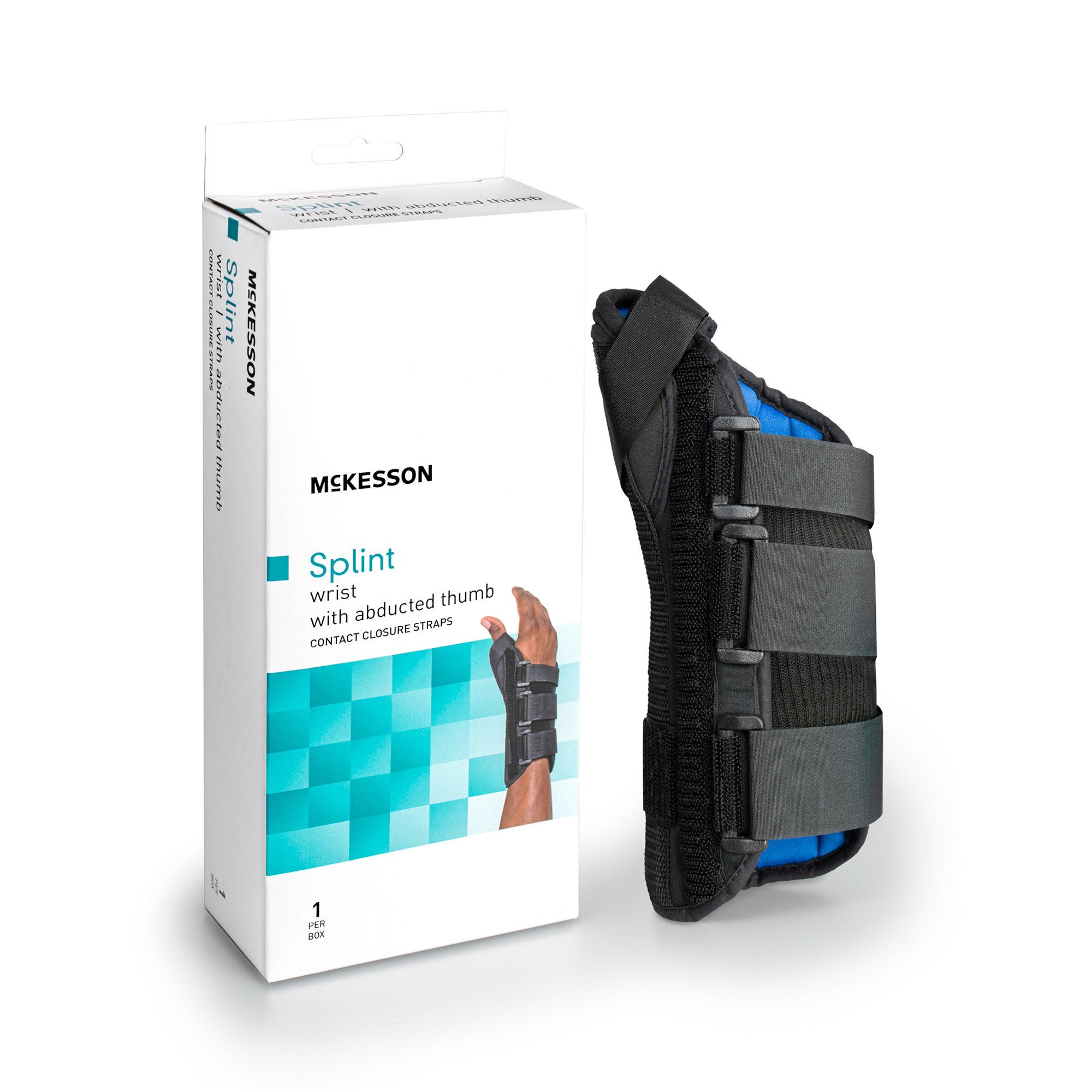 McKesson Right Wrist Splint with Abducted Thumb, Extra Small
