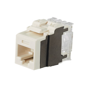 NetKey Cat 6A Jack Module, International White