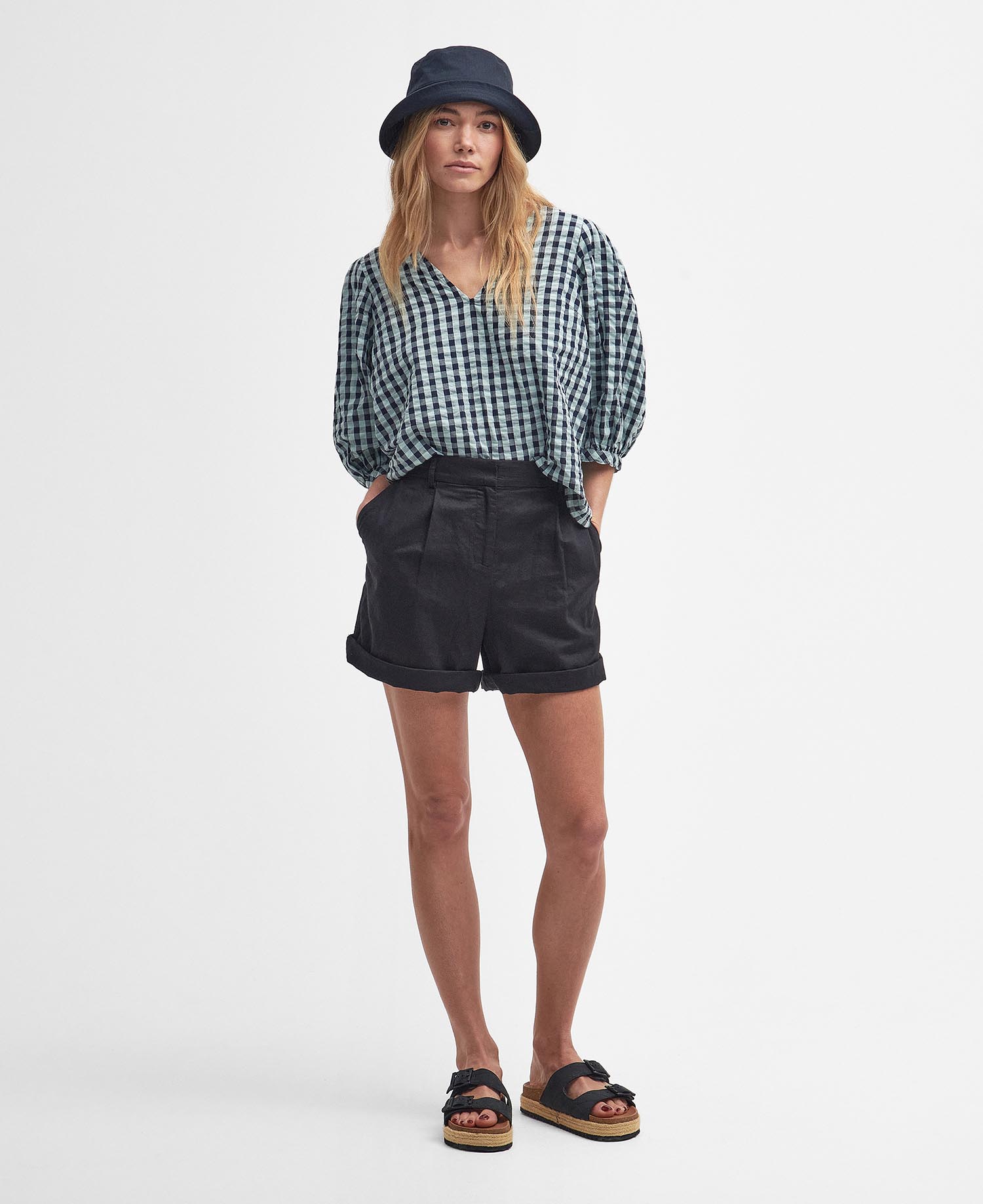 Abigail Gingham Blouse image number 1