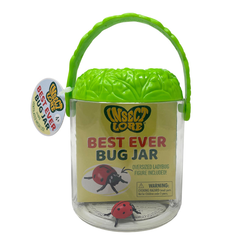 Best Ever Bug Jar with Squishy Ladybug Toy
