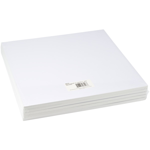 18" Square White Foil Cake Board