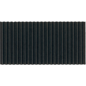 Corrugated Paper, Black, 48" x 25', 1 Roll