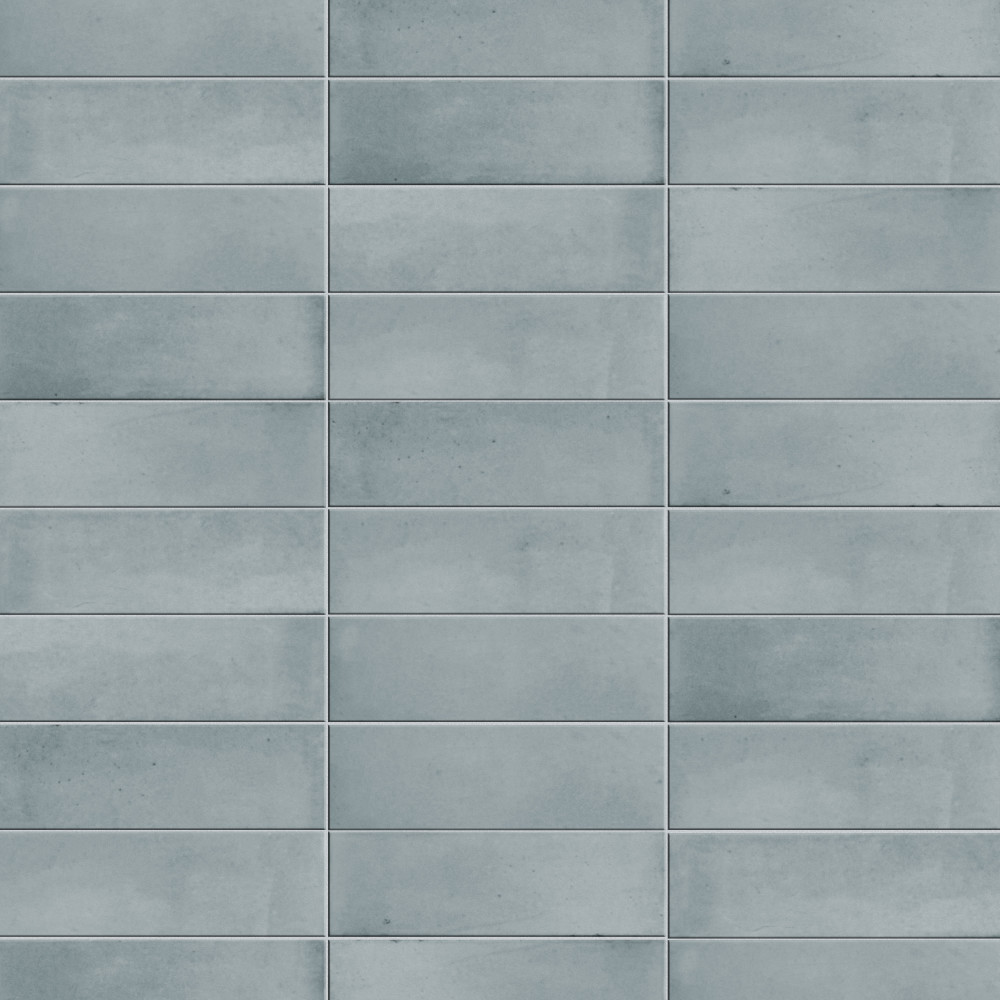Coco Matte Blue Grass 2 in. x 5-7/8 in. Porcelain Floor and Wall Tile