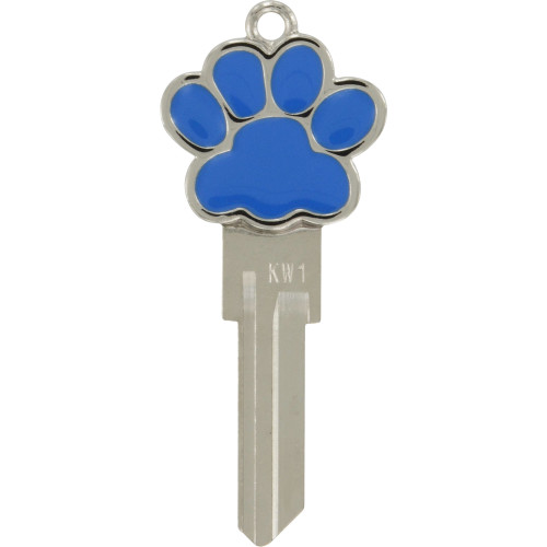 3D Paw Print Key Blank
