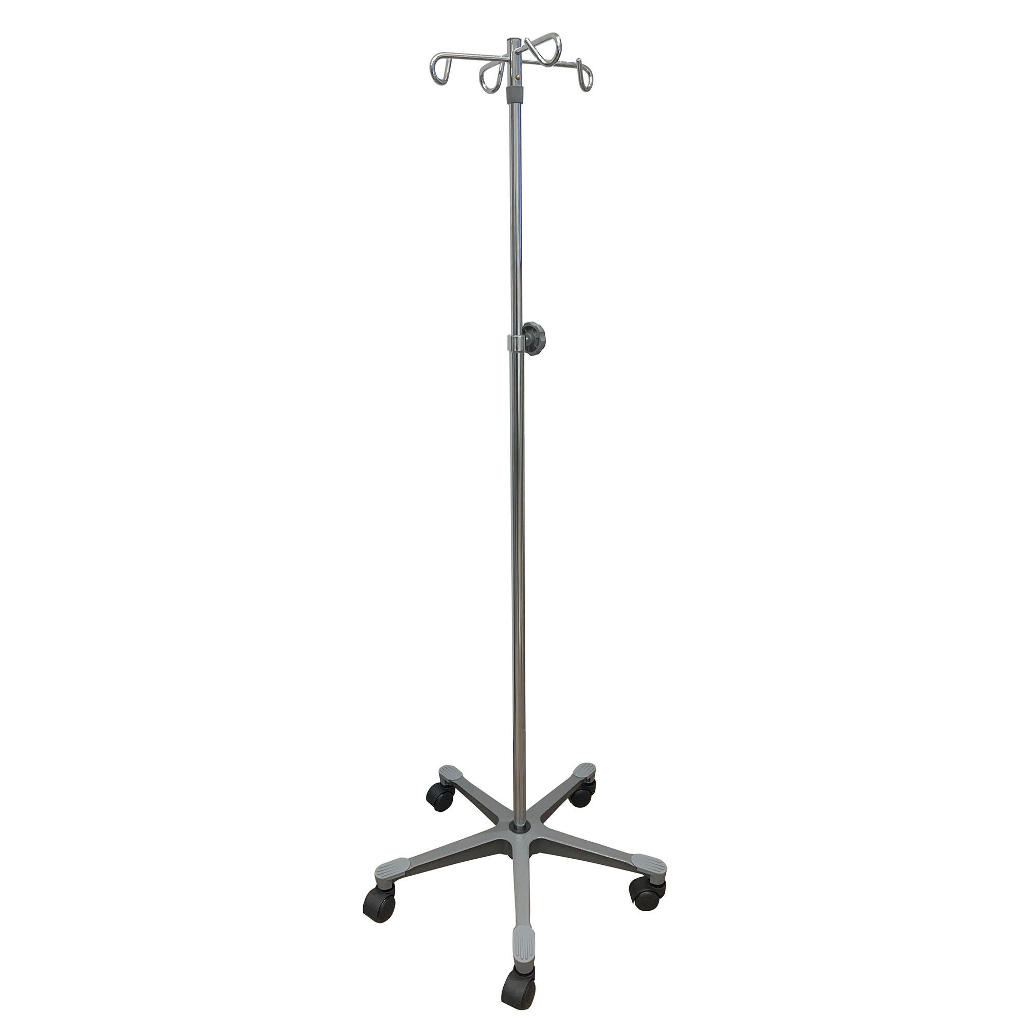 McKesson Brand POLE, IV 4HOOK 5LEG BASE