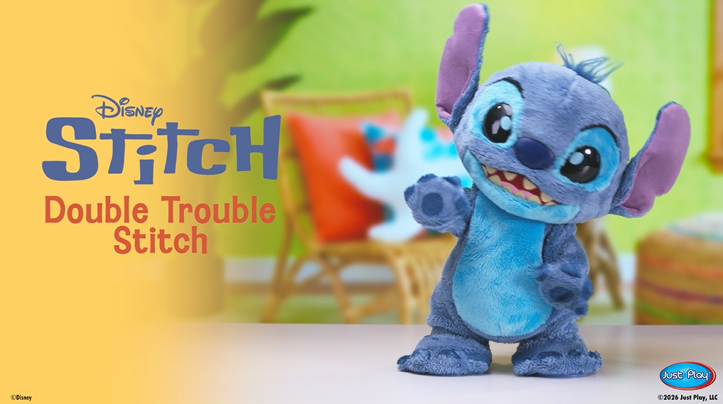 Disney Stitch Double Trouble Stitch Feature Plush product video