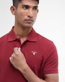 Sports Short-Sleeved Polo Shirt Biking Red