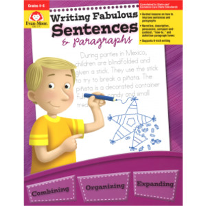 Writing Fabulous Sentences & Paragraphs, Grades 4-6, Teacher Reproducibles, Print
