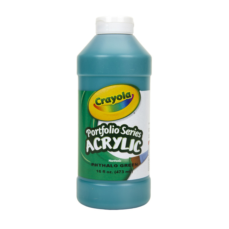 Portfolio Series Acrylic Paint, 16 oz., Phthalo Green