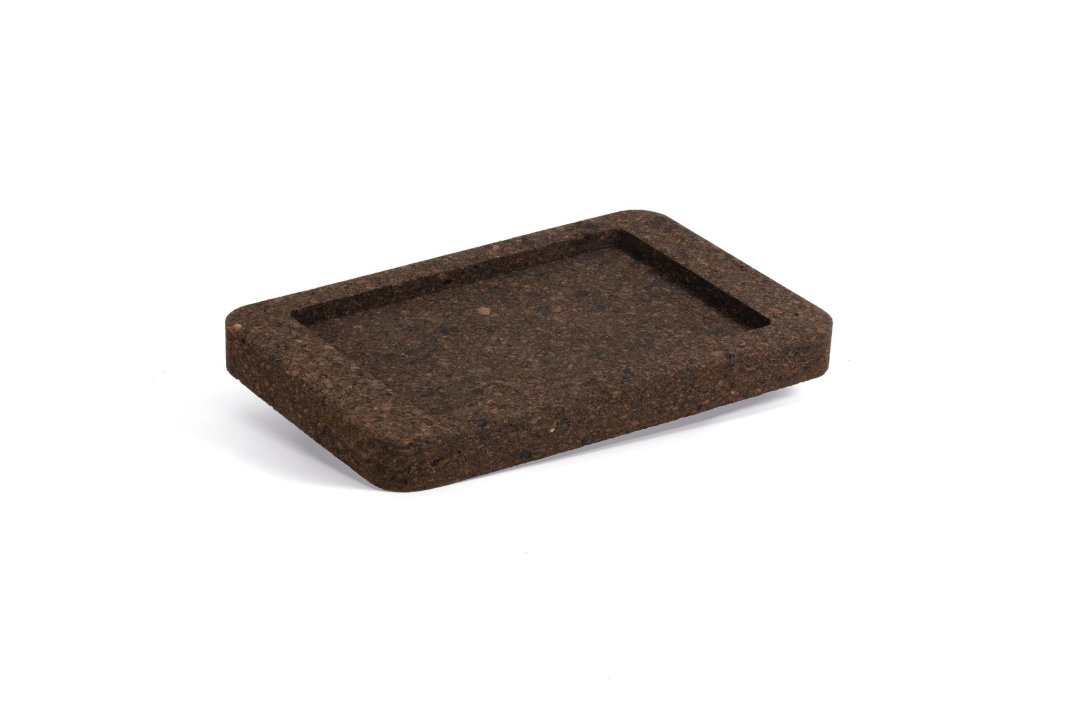 Base pour plateau 40 x 29 cm liège en marron