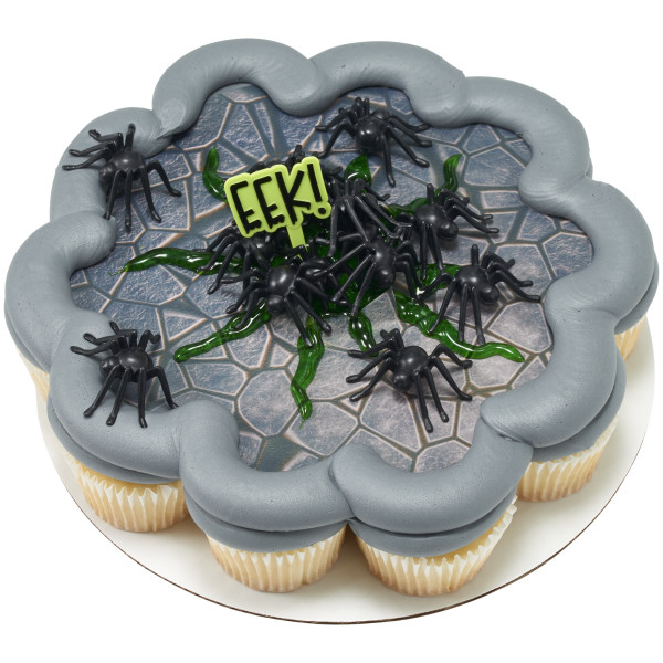 Small Spider Cupcake Layon
