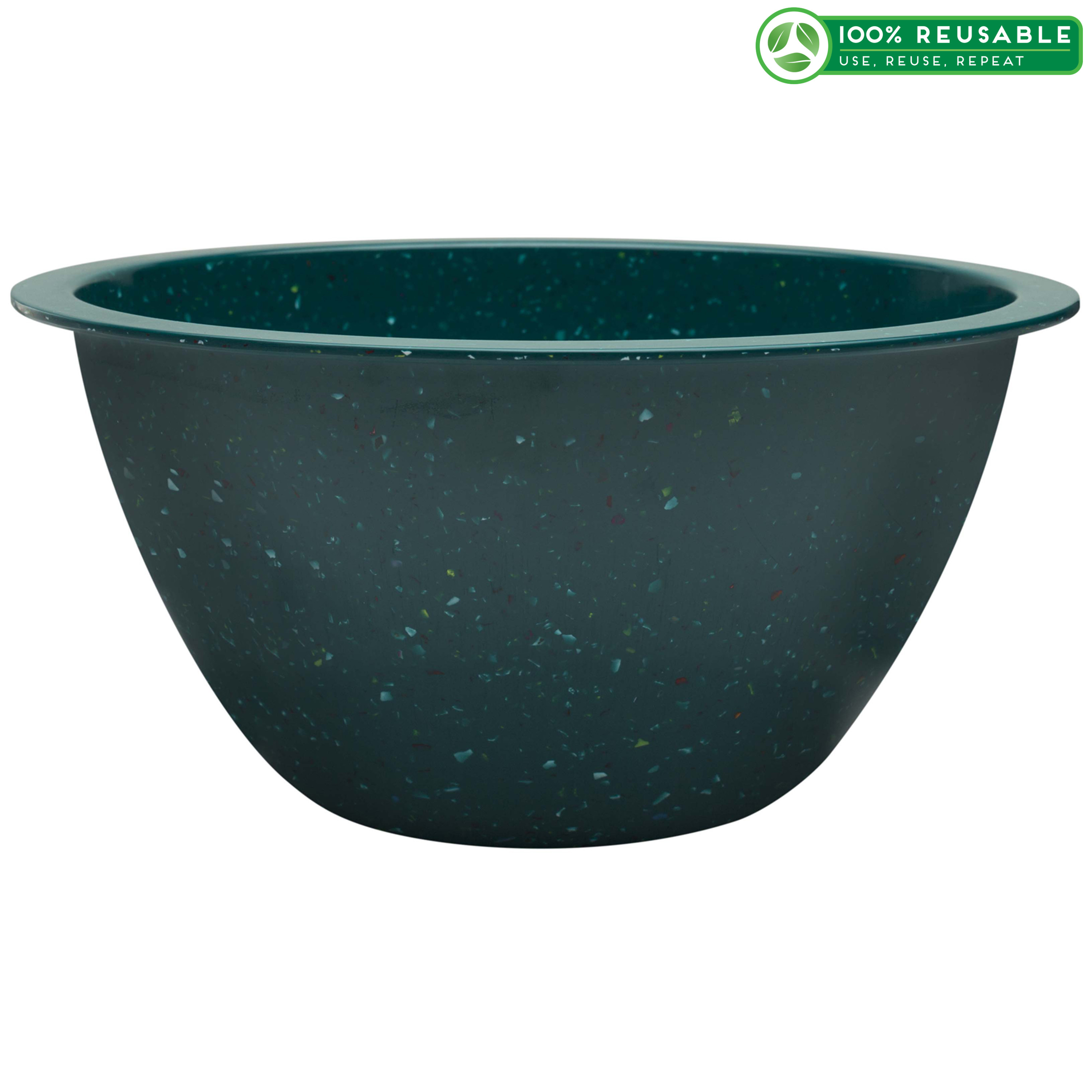 Confetti 7.5 quart Mixing Bowl, Peacock slideshow image 1 Confetti 7.5 quart Mixing Bowl, Peacock slideshow image 1