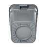 Rubbermaid Commercial, BRUTE®, 28 gal, Resin, Gray, Square, Receptacle