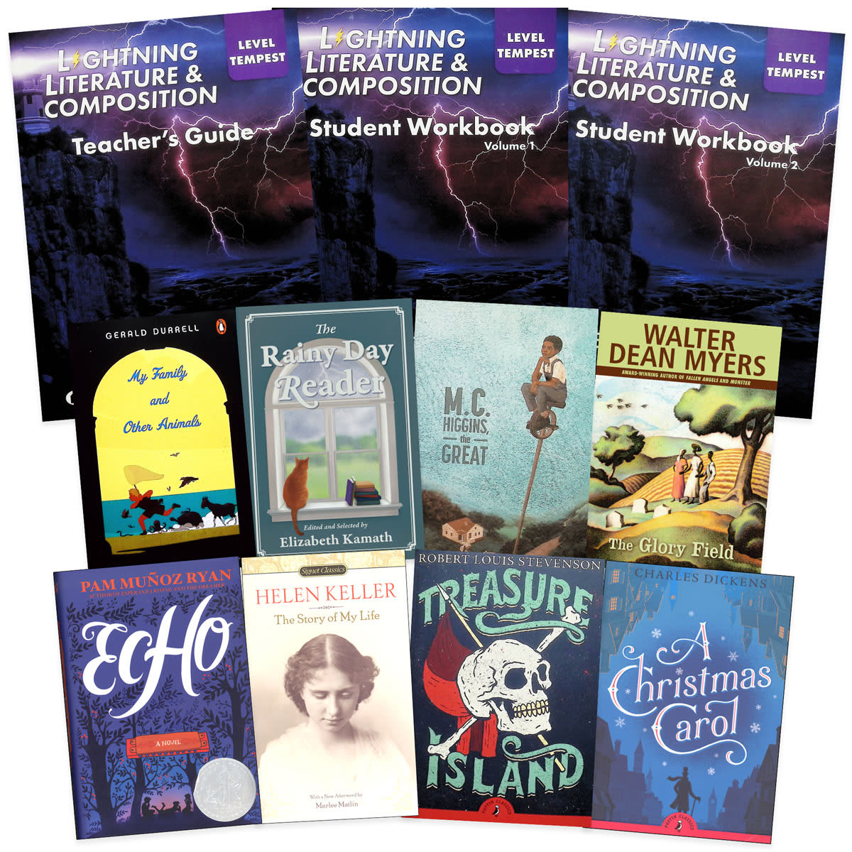 Lightning Literature and Composition Level Tempest Full Year Package with Literature