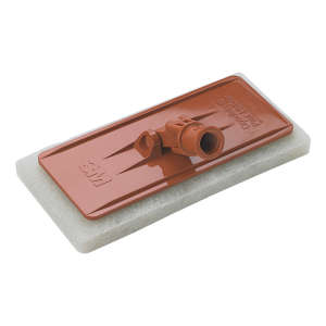 3M, Doodlebug, Utility and Burnish Pad 8440, Rectangle, 4.62"x10", White