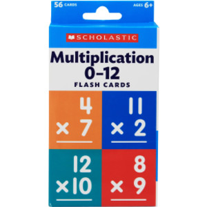 Flash Cards: Multiplication 0 - 12