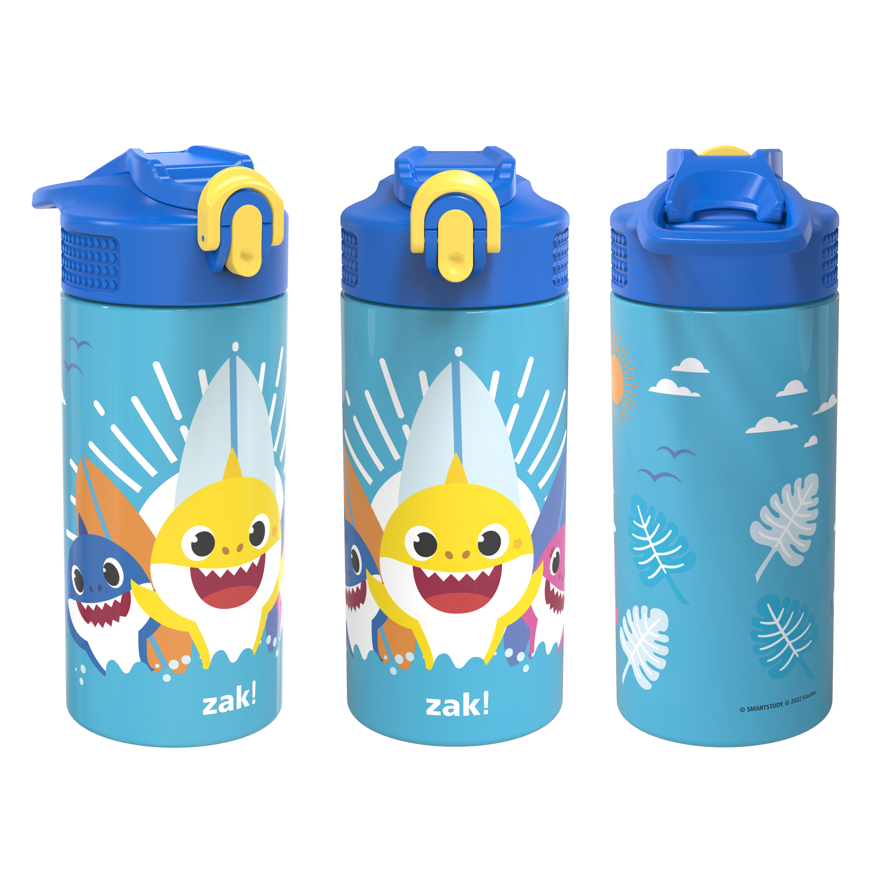 Pinkfong 14 ounce Stainless Steel Vacuum Insulated Water Bottle, Baby Shark slideshow image 4