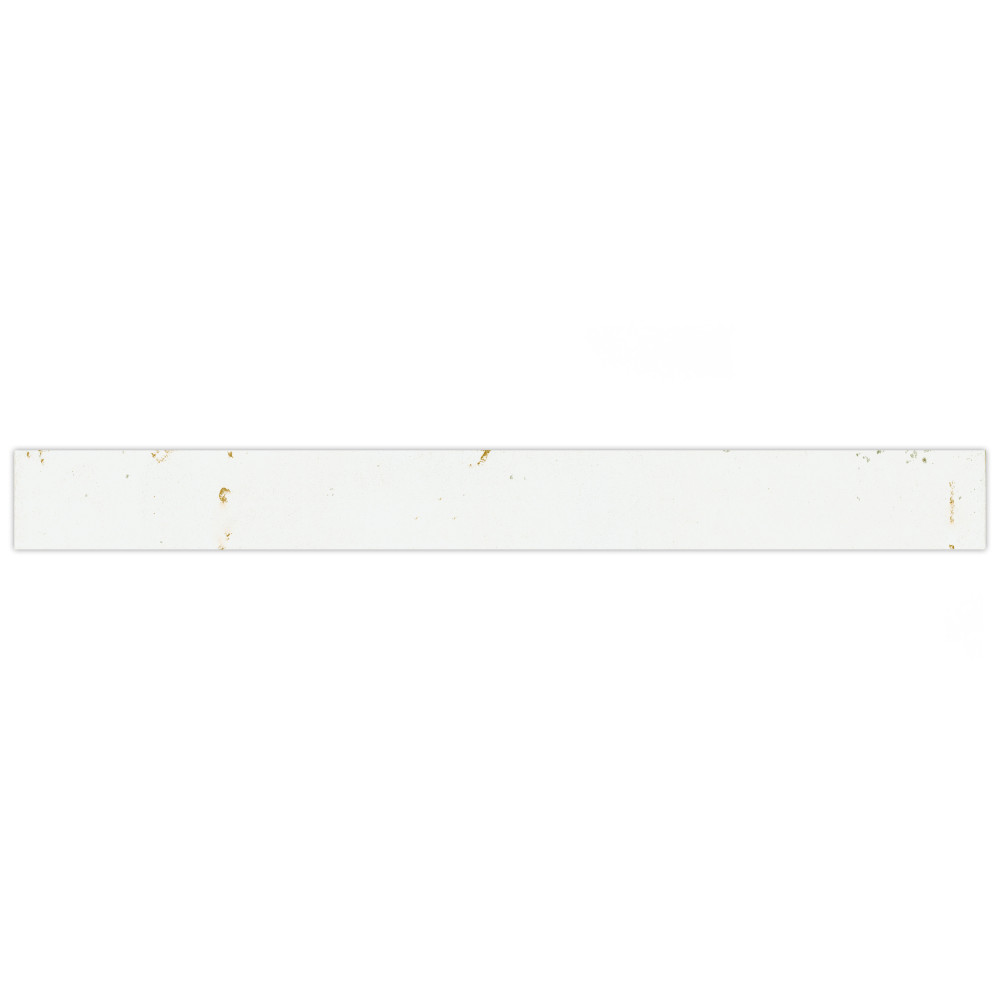 Phoenix White 1-7/8 in. x 17-3/4 in. Porcelain Floor and Wall Tile
