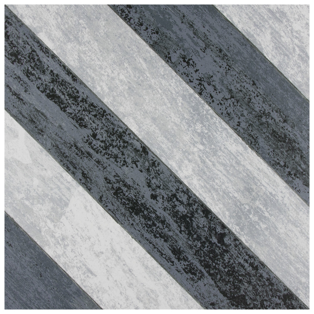 Sample – Cassis Sete Black Porcelain Floor and Wall Tile