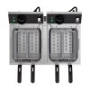 208-240-Volt 10 lb. standard-duty double-well countertop fryer