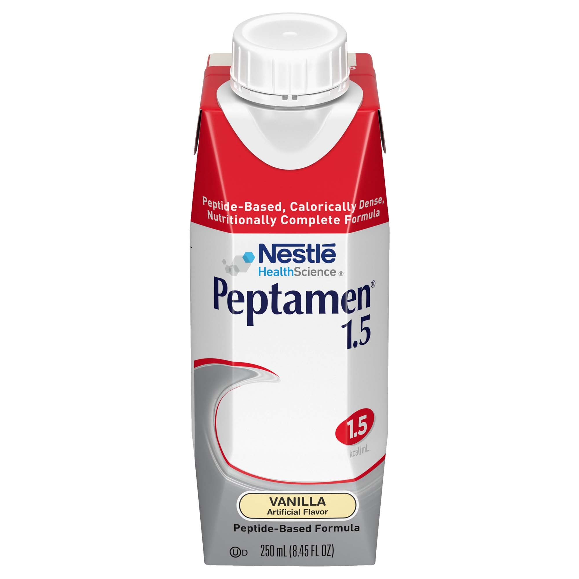 Peptamen® 1.5 Vanilla Peptide-Based Calorically Dense Complete Nutrition, 250 mL