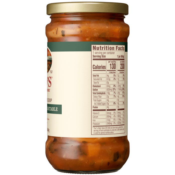 Tortellini & Vegetable Soup, 16 oz - Right Image