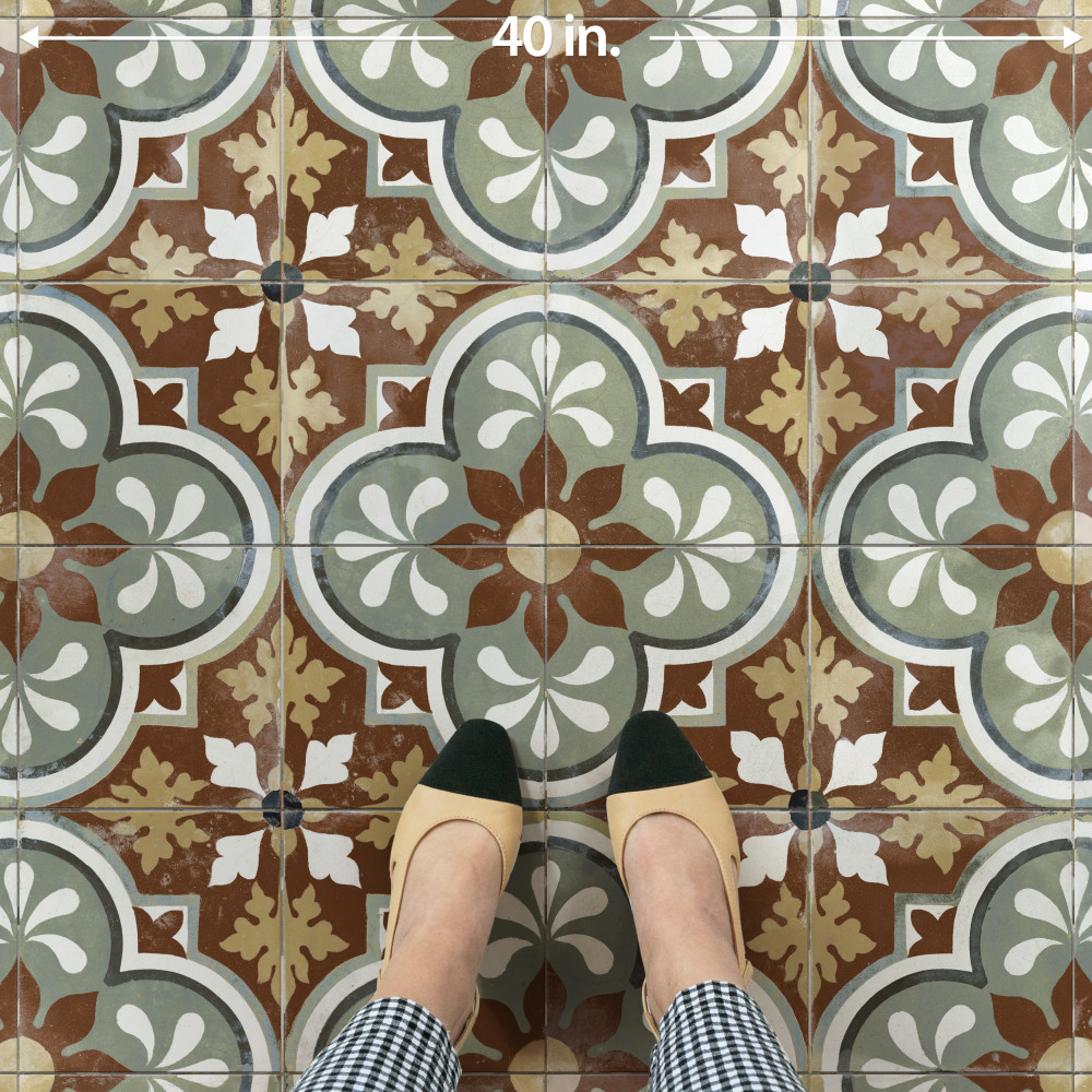 Kings Barna Born 17-5/8 in. x 17-5/8 in. Ceramic Floor and Wall Tile