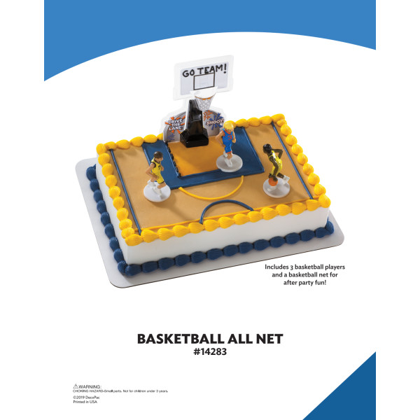 Basketball All Net The Magic of Cakes® Icing Only Page