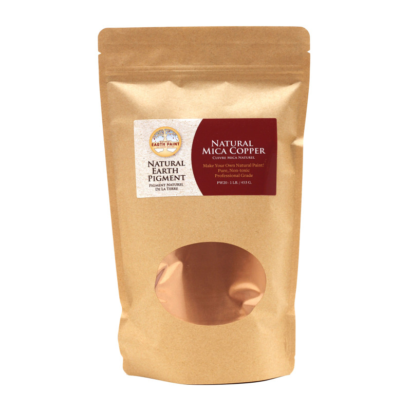 Earth & Mineral Pigments, Natural Mica Copper, 1 lb