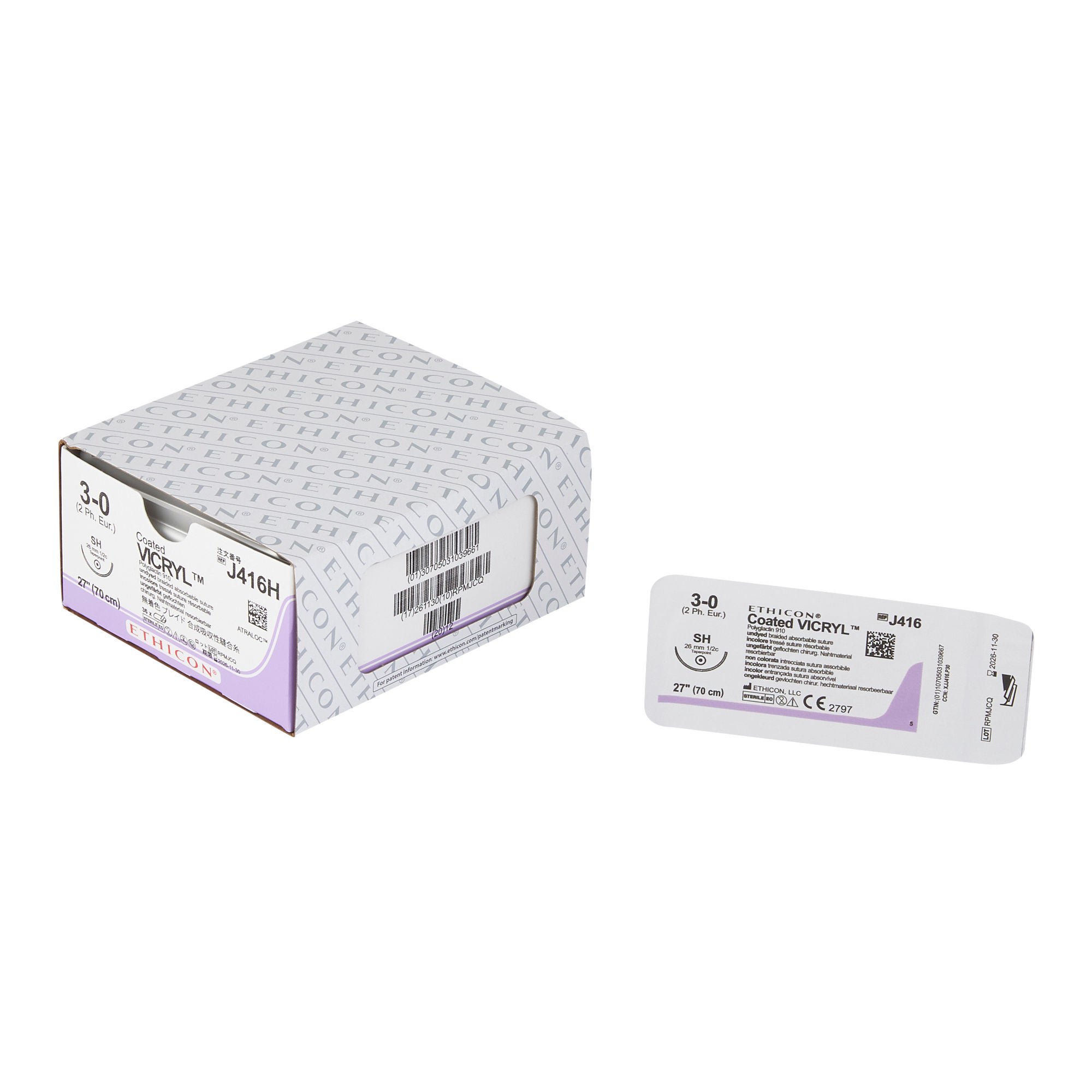 Coated Vicryl™ Suture with Needle