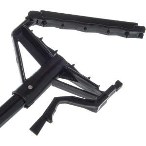 Carlisle, Sparta, Quik-Release Vinyl Coated Metal Side-Gate Mop Handle, 60", Black