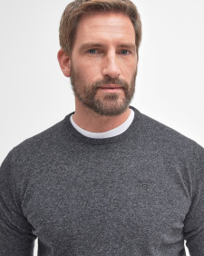Essential Crew Neck Jumper Charcoal